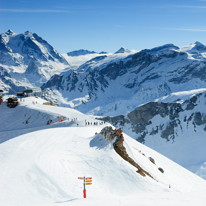 sport hiver ski alpin 3 vallees