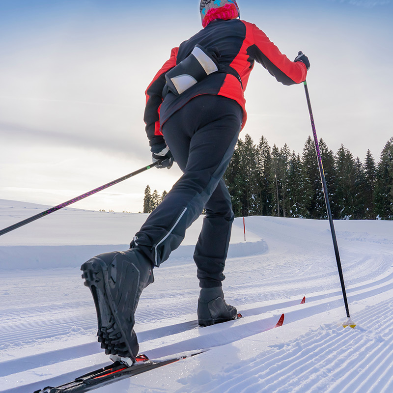 sport hiver ski fond 3 vallees