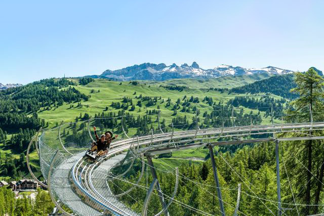 La luge du Caribou à Vars - Vars