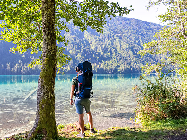 bebe activite lac montagne