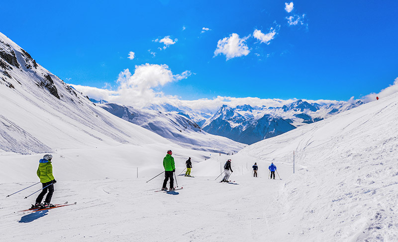 haute station La Plagne