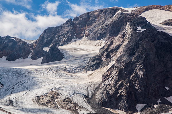 glacier sarenne les alpe huez ete