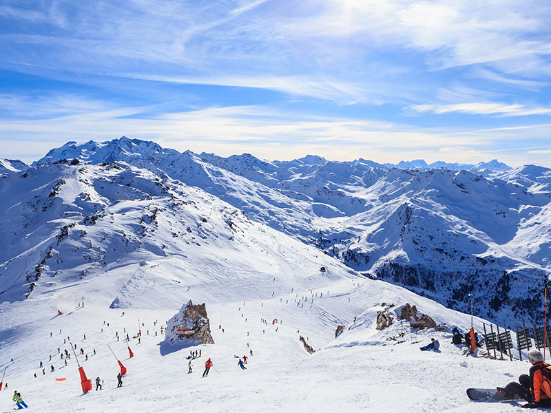 Courchevel station de ski familial